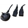 ANG BS1363 to C13*2 Power Cord