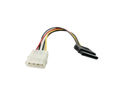 ANG Molex 4Pin Male to SATA 15Pin Female Cable
