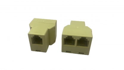 ANG Cat3 RJ11 6P4C UTP Telephone 1in2out 2in1out Adapter