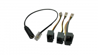 ANG Cat3 RJ9 4P4C UTP Telephone to 3.5mm TRRS Female Convert Cable
