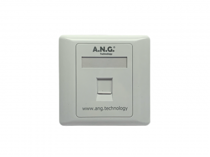 ANG Network Single RJ Port Faceplate