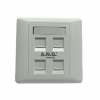ANG Network 4*RJ Port Faceplate
