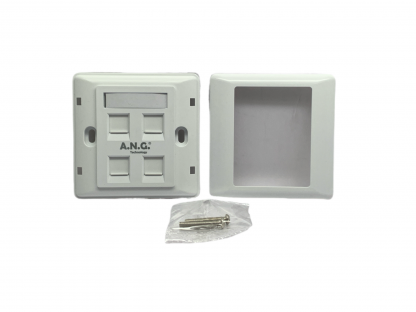 ANG Network 4*RJ Port Faceplate - Image 2