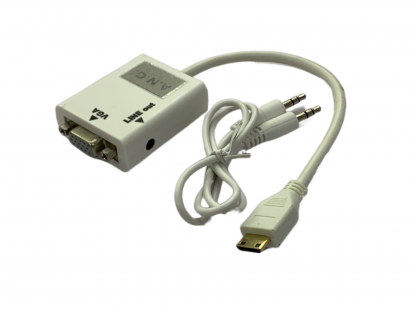 ANG Mini HDMI C Male to VGA Female V1.4 Cable - Image 2