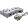 ANG HDMI A Female to HDMI A Female +3.5mm TRS Female V1.4 Adapter