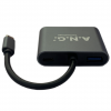 ANG 4in1 Type-C3.1 Male to USB3.0 A Female+HDMI Female 4K@30Hz+VGA Female+Type-C Female Charging Adapter - Image 2